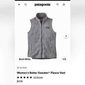 Women’s Patagonia Fleece Vest